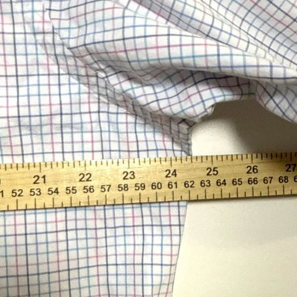 Polo By Ralph Lauren Shirt Mens Plaid Regent Classic Fit Size 16 1/2 36-37